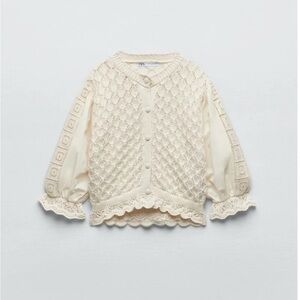Zara Combination Knit Top - S